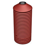 1,000 Litre Round Corrugated Team Poly Water Tank