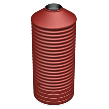 1,000 Litre Round Corrugated Team Poly Water Tank