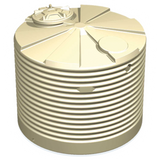 2,300 Litre Round Corrugated Team Poly Water Tank