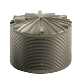 15,000 Litre Round Corrugated Team Poly Water Tank