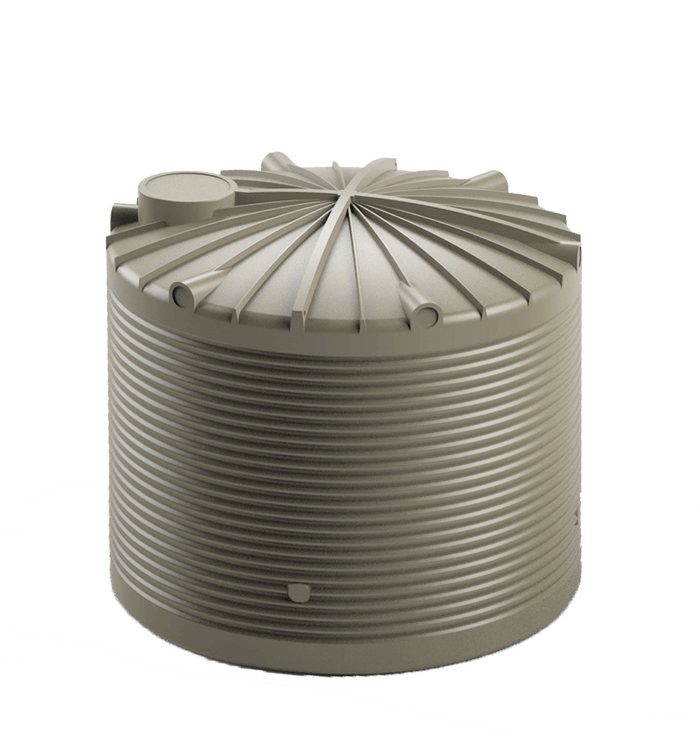 10,000 Litre Round Tall Team Poly Water Tank