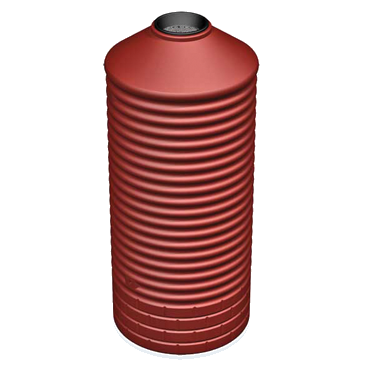 1,000 Litre Round Corrugated Team Poly Water Tank