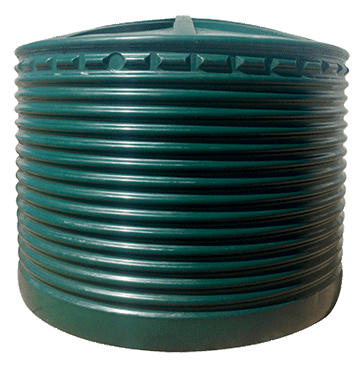 22,500 Litre Round Corrugated Team Poly Water Tank