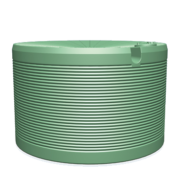 40,950 Litre Round Corrugated Team Poly Water Tank