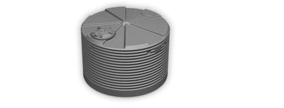 4,500 Litre Round Squat Team Poly Water Tank