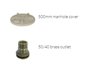 50,050 Litre Round Team Poly Water Tank