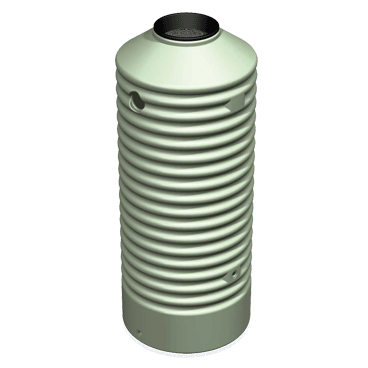 545 Litre Round Corrugated Poly Water Tank